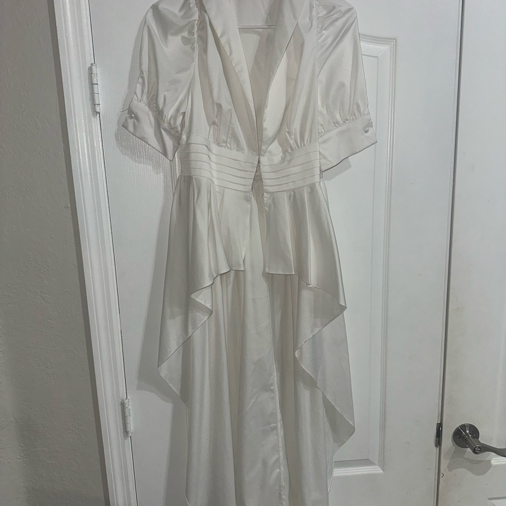 Elegant White Women's Dress
